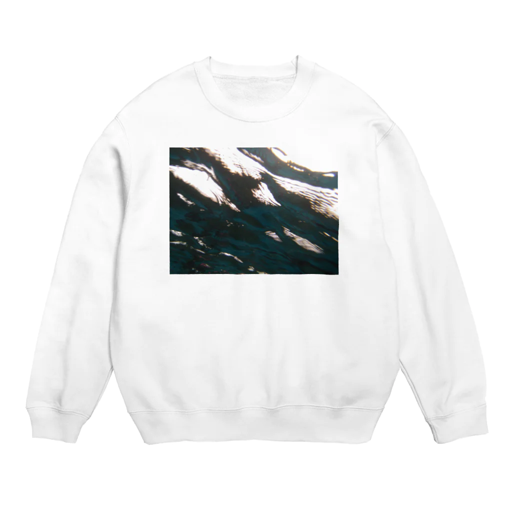 thukuneの沖ツ波 Crew Neck Sweatshirt