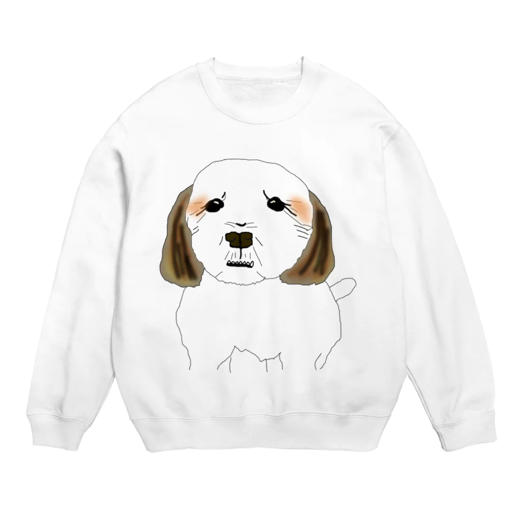 吉田ジュンのしゃくれいぬ Crew Neck Sweatshirt