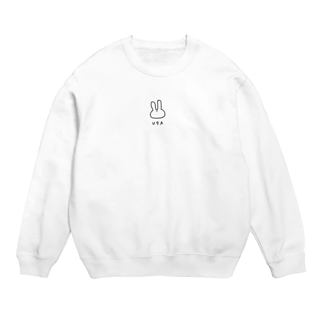 もなかのうさぎ Crew Neck Sweatshirt