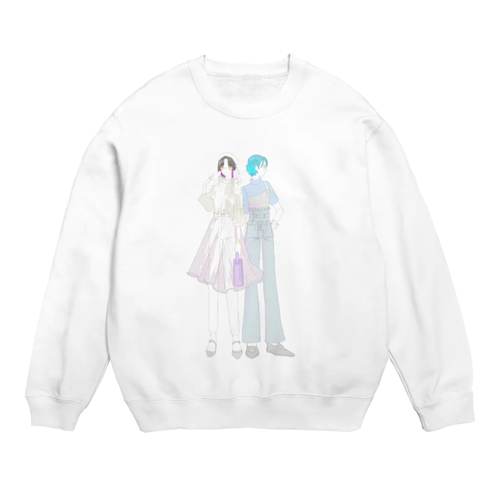 hosi514の淡い秋の装い Crew Neck Sweatshirt