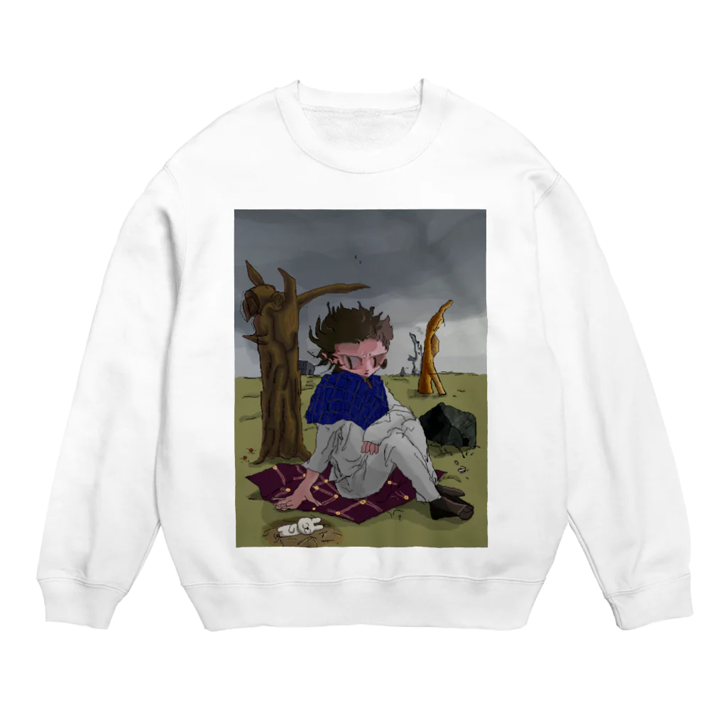 iiitomosukeiiiの_233927ーb Crew Neck Sweatshirt