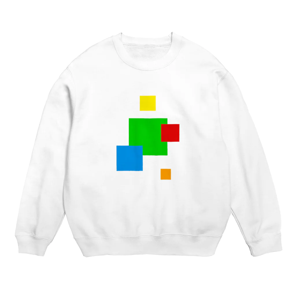 novuSのカラースクエア Crew Neck Sweatshirt