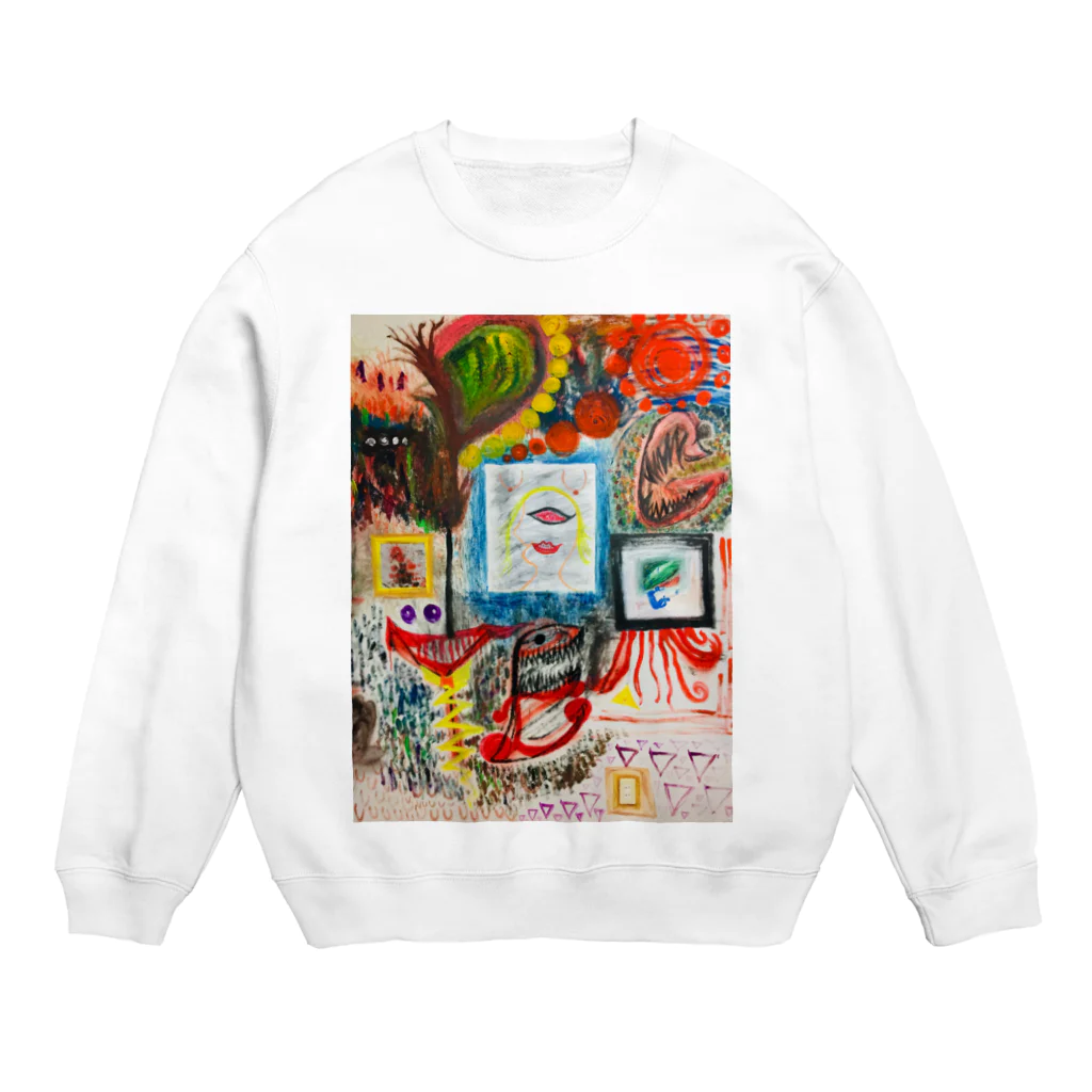 RyoY_ArtWorks_GalleryのChaos_Graffiti Crew Neck Sweatshirt