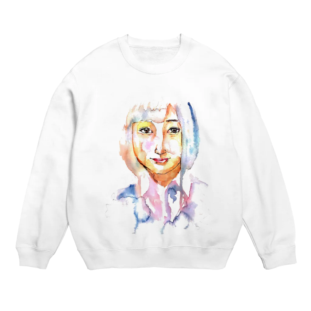 シシカバぐっずの女子高生 Crew Neck Sweatshirt