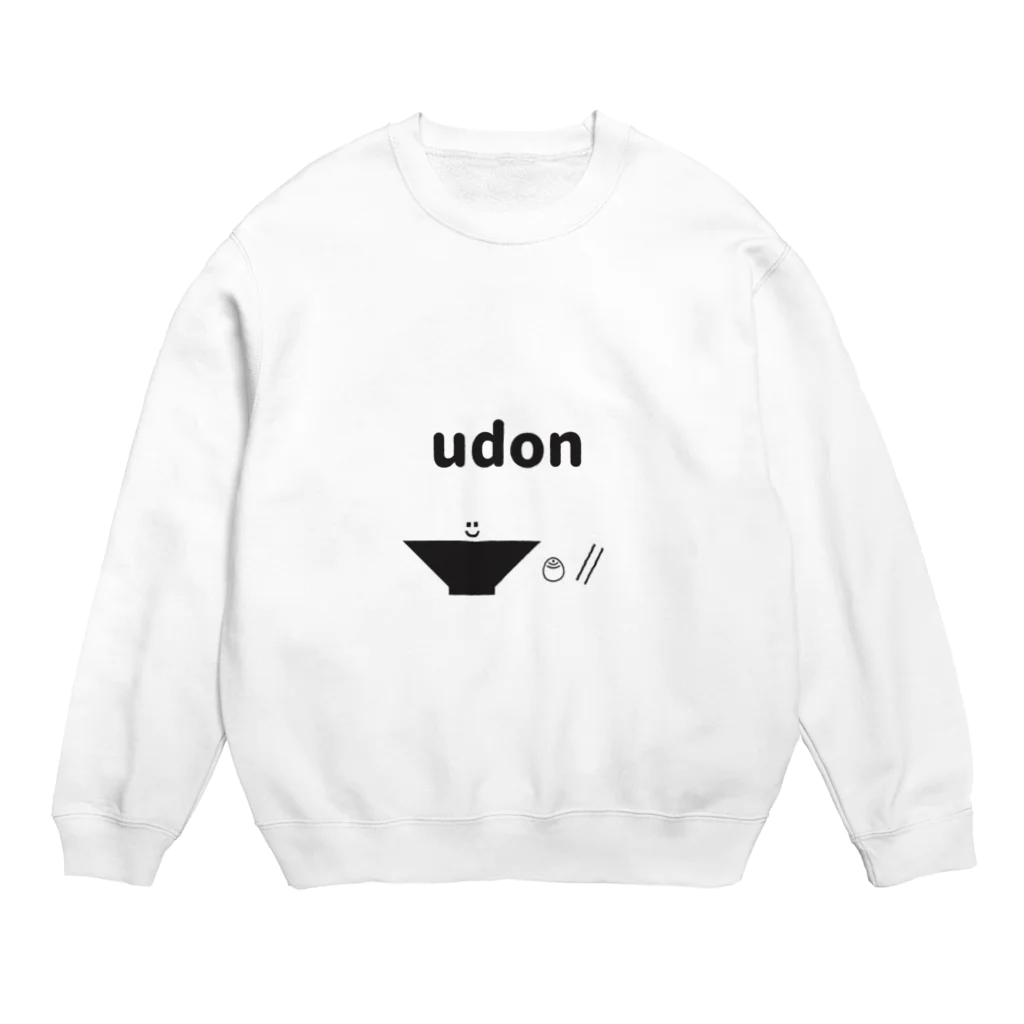 _udon__のぐろーばるうどん Crew Neck Sweatshirt