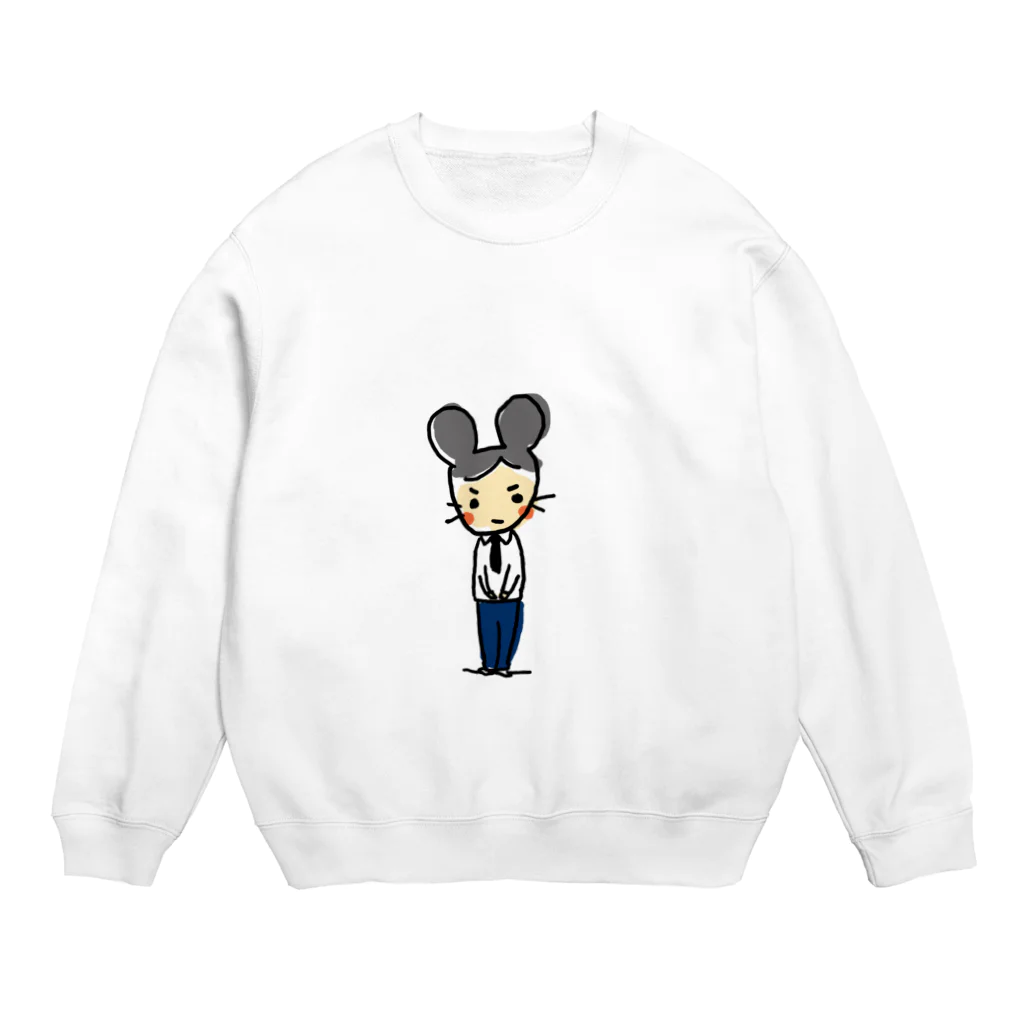 ネズミショップのちゅーまつごろう Crew Neck Sweatshirt