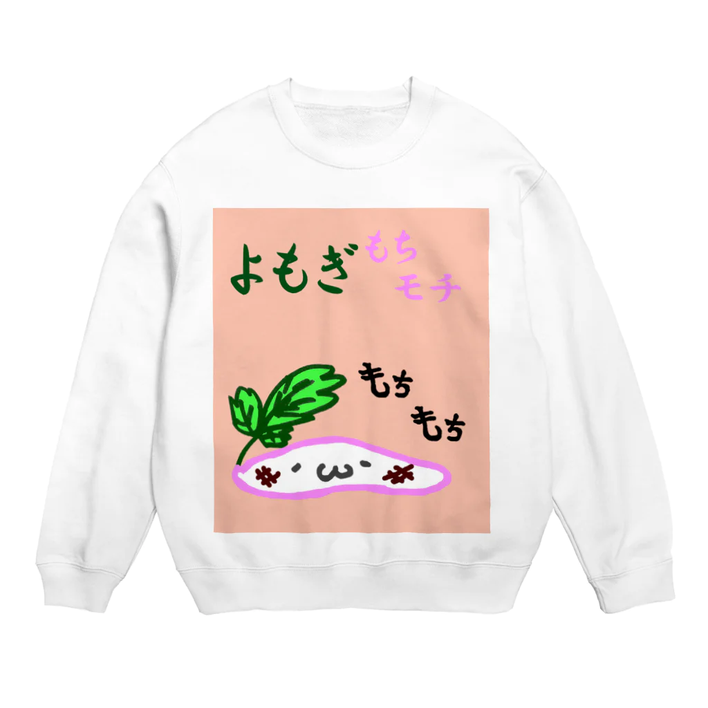 K-BLOOD@LINEスタンプのよもぎ持ちモチ　さくら Crew Neck Sweatshirt