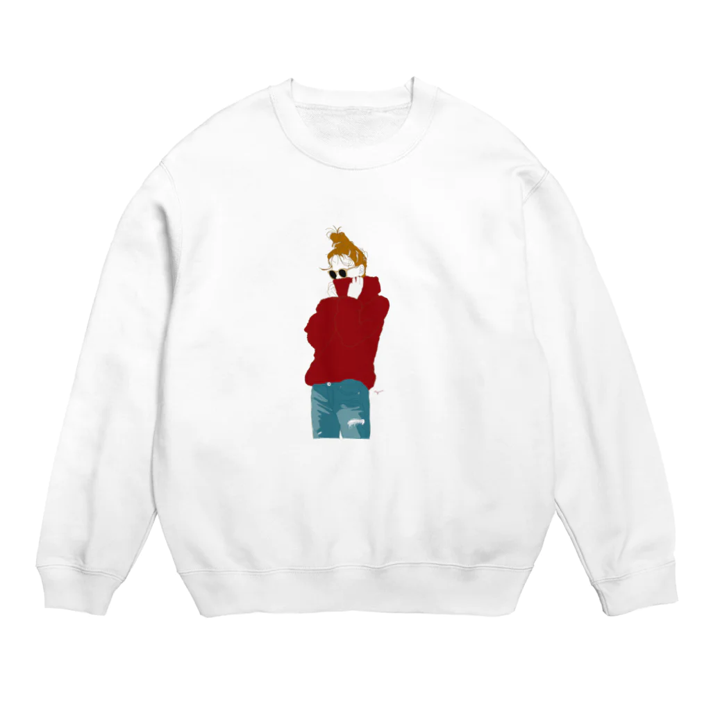 B.B’s shopのredgirl Crew Neck Sweatshirt