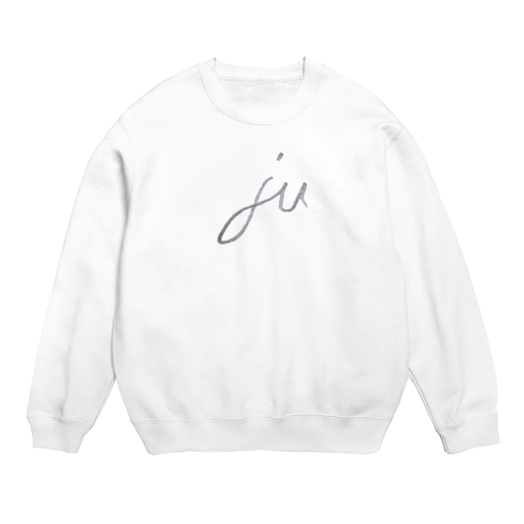 juの「ju」 ロゴスウェット Crew Neck Sweatshirt