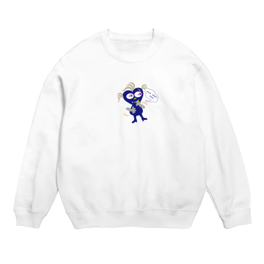 ジルトチッチのデザインボックスのビザコちゃんの小悪魔の巻 Crew Neck Sweatshirt