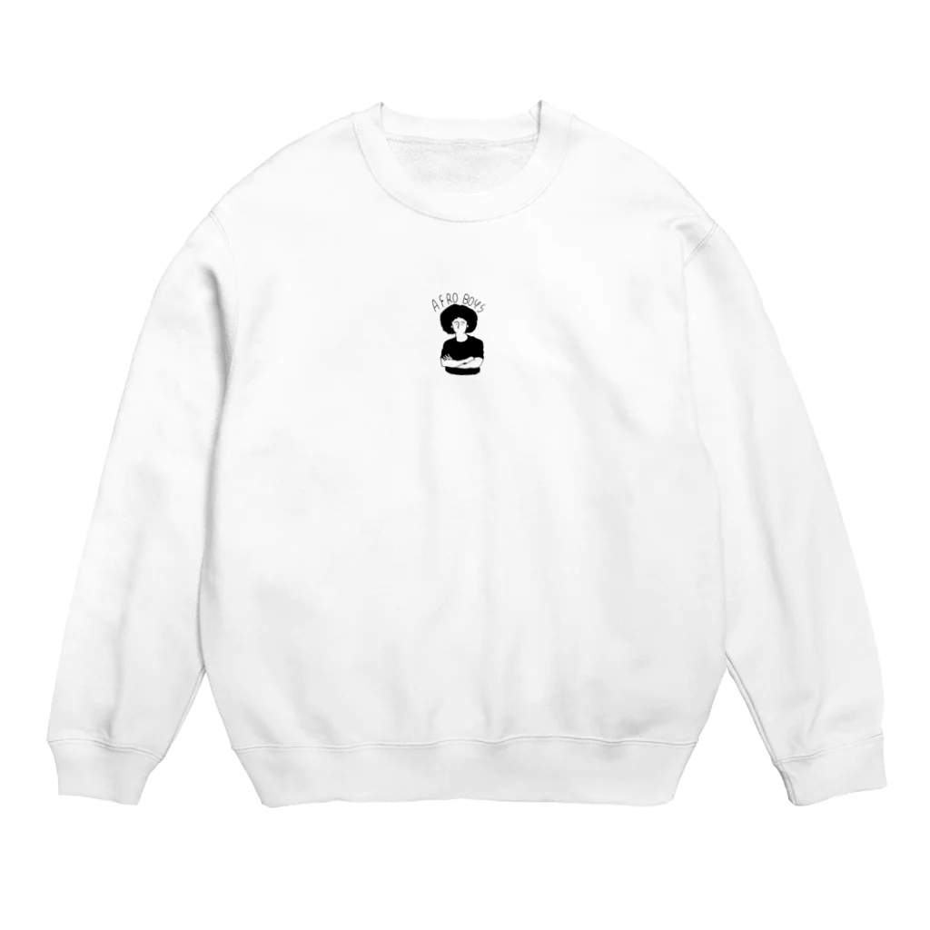 UNKNOWN RECORDのAfro Boys Crew Neck Sweatshirt