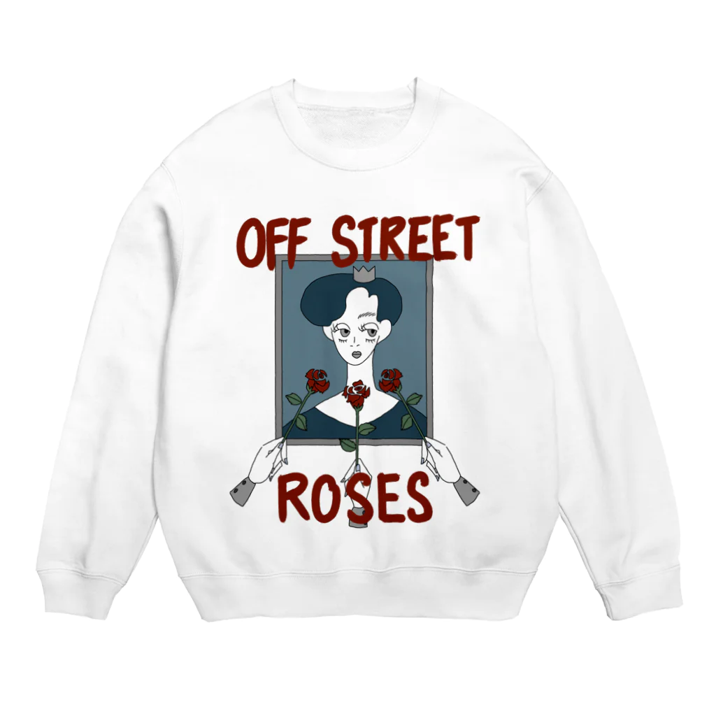 UNKNOWN RECORDの路地裏ROSES Crew Neck Sweatshirt