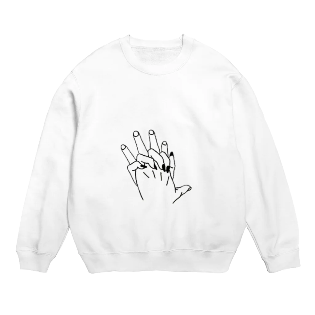 welinaの手を繋ぐ Crew Neck Sweatshirt