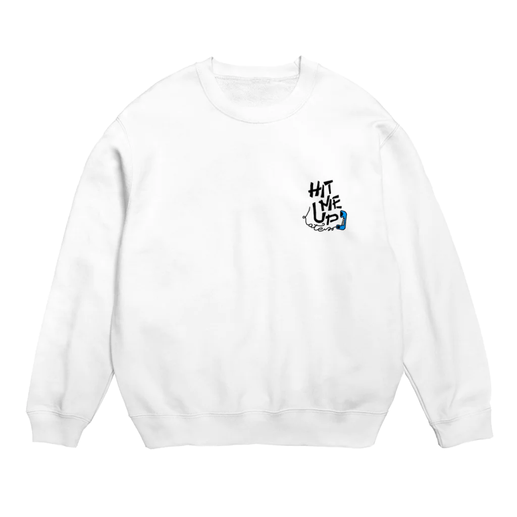 Salmon.の“Hit Me up Later” Crew Neck Sweatshirt