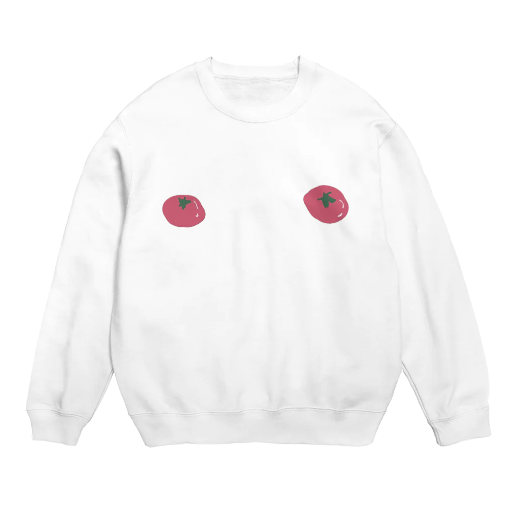 montageのふぞろいトマト Crew Neck Sweatshirt