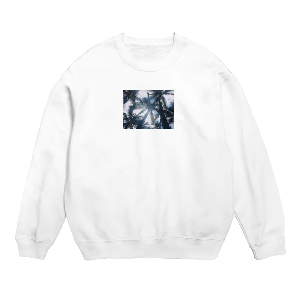 PEACE9のヤシの木 Crew Neck Sweatshirt