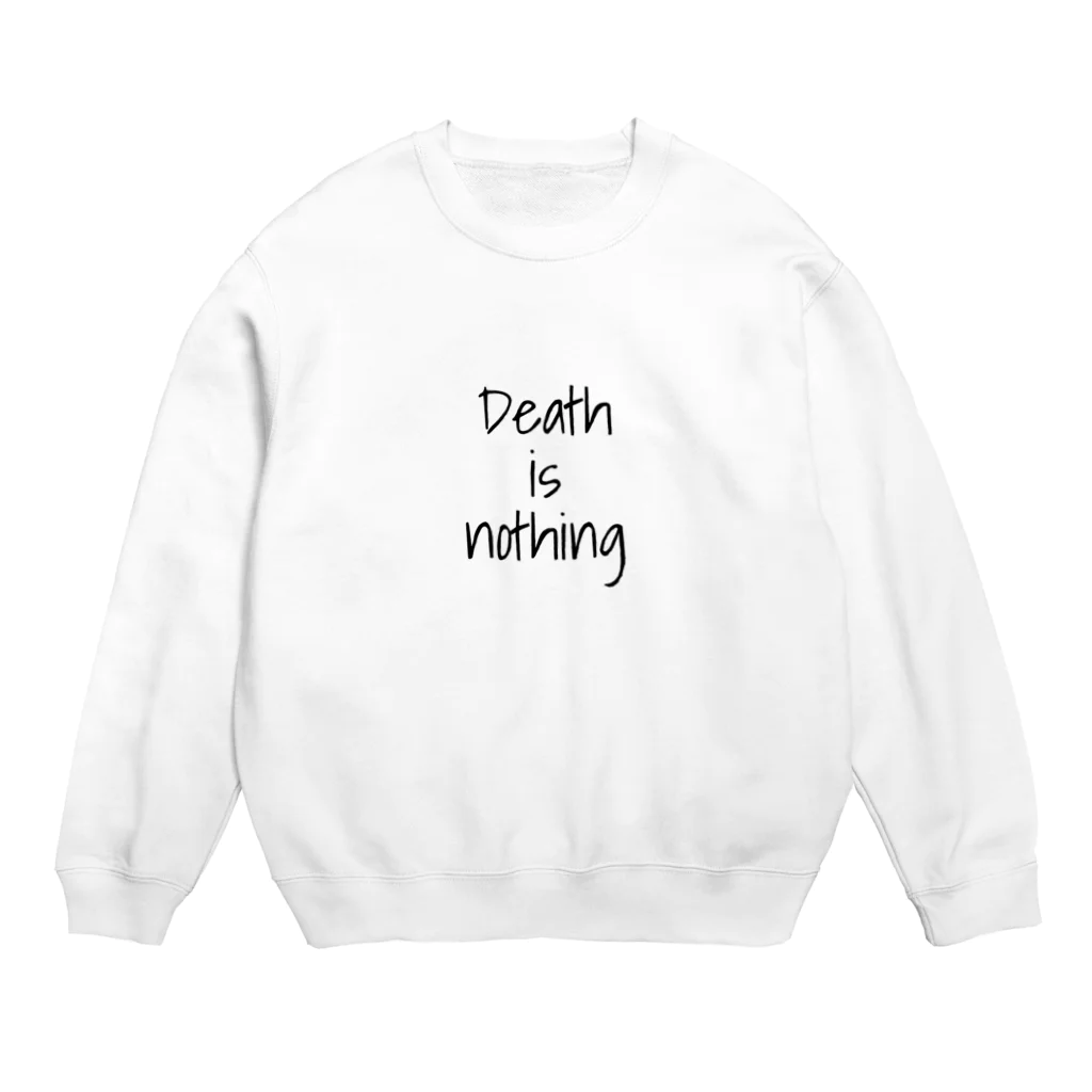 WingsのDeath is nothing. Crew Neck Sweatshirt