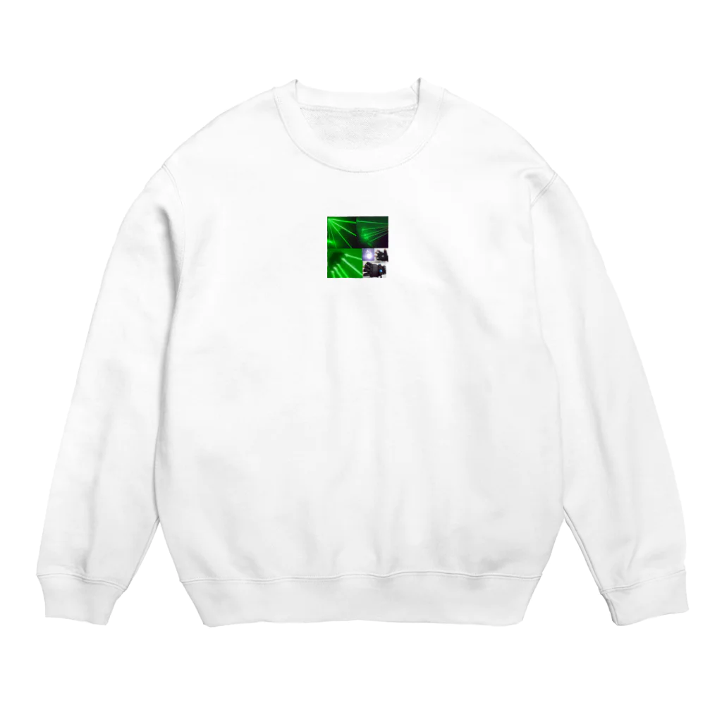 50huakaijiaの高出力レーザーポインター カラス工事野外用指示棒 焼く性能高い Crew Neck Sweatshirt