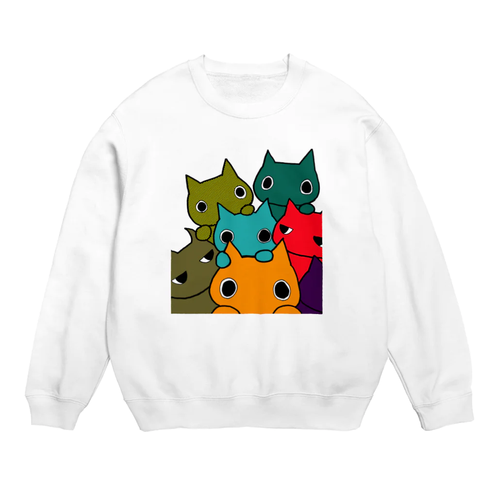 こるとのPOPねこ集合 Crew Neck Sweatshirt