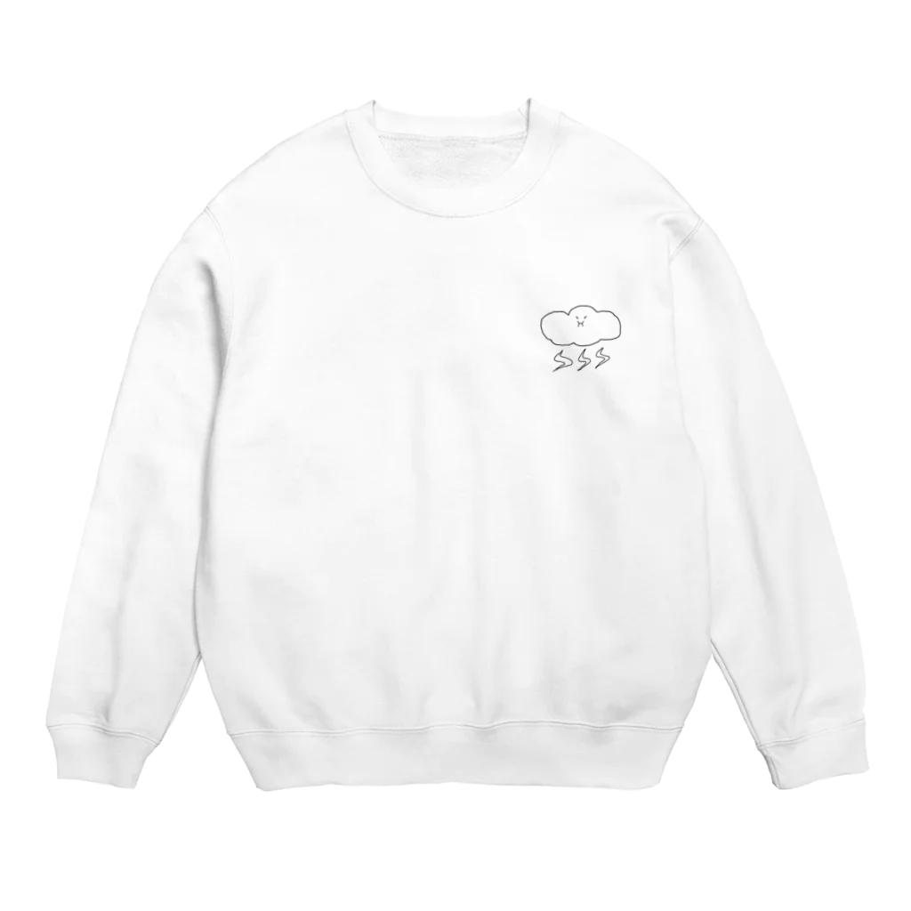 coco00のおこりんぼくん Crew Neck Sweatshirt