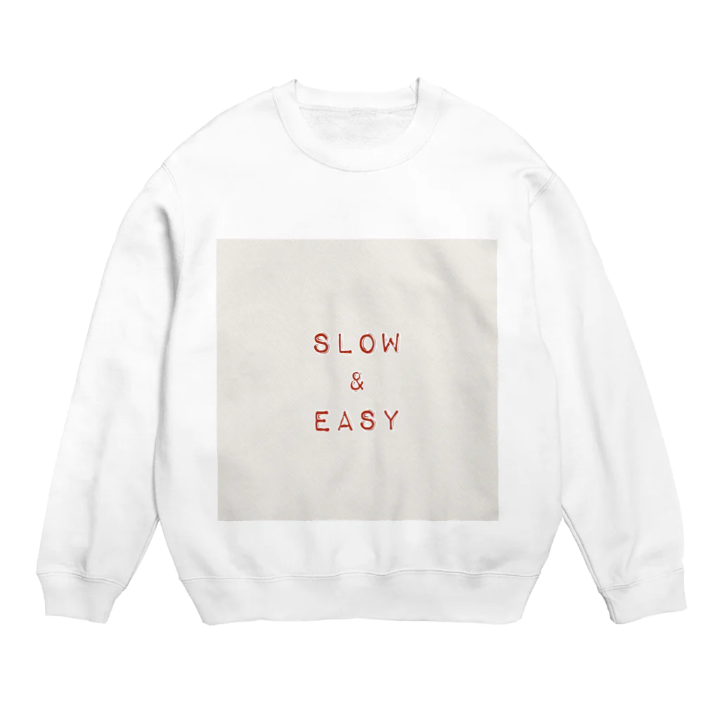 tiny sunのslow & easy Crew Neck Sweatshirt