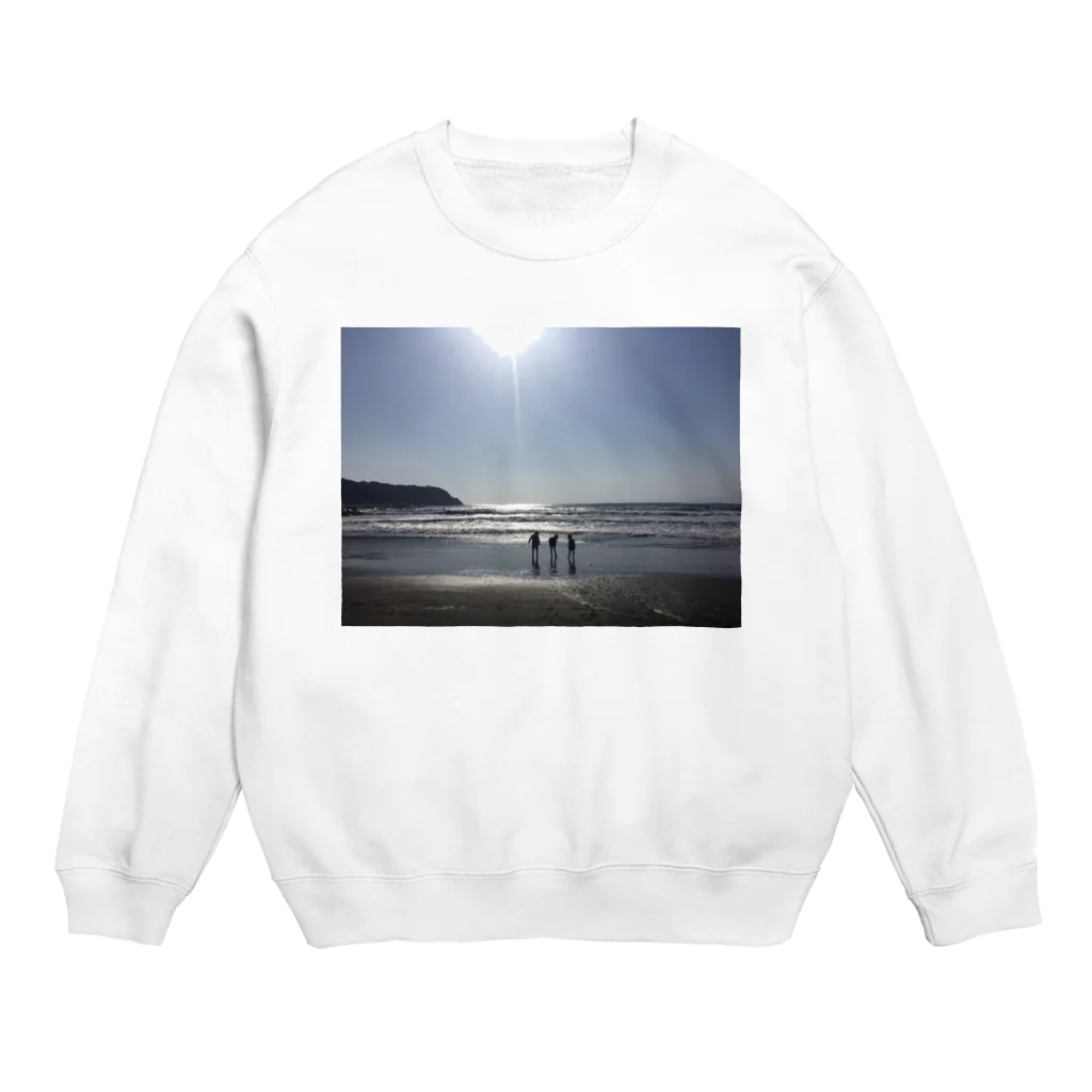 kenji nakabayashiの江ノ島の秋 Crew Neck Sweatshirt