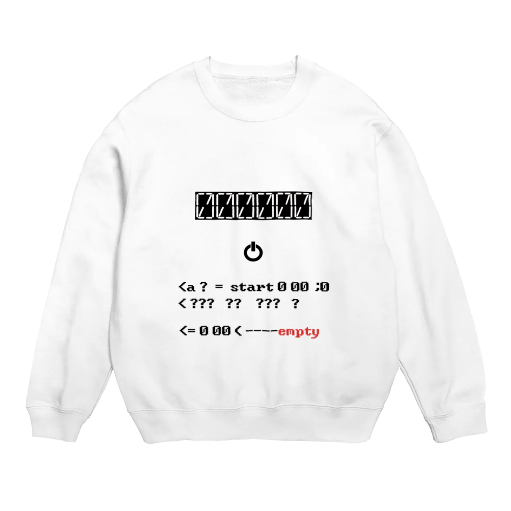 ぷろぐらむきゅーのプログラミング Crew Neck Sweatshirt