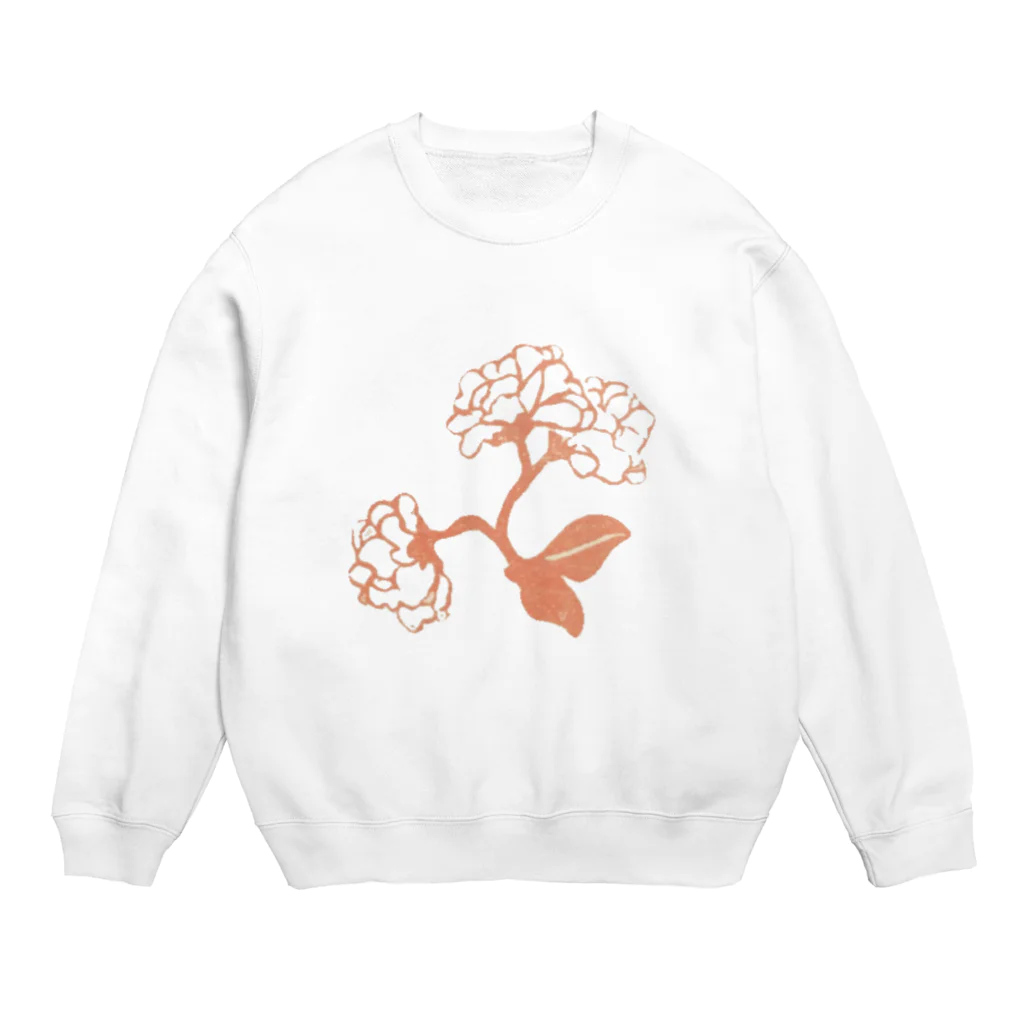 nanthindou3の花開く Crew Neck Sweatshirt