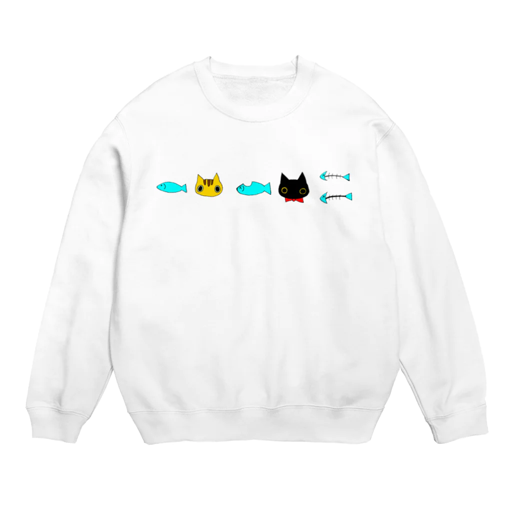 こるとのだんだん食べられる Crew Neck Sweatshirt