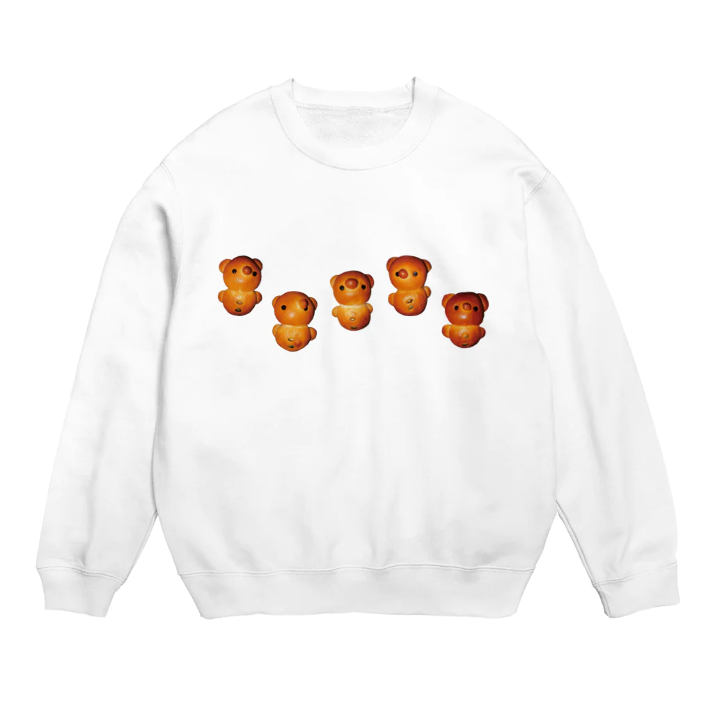 おぼえたてのモエのふらふらぱんちゃん Crew Neck Sweatshirt