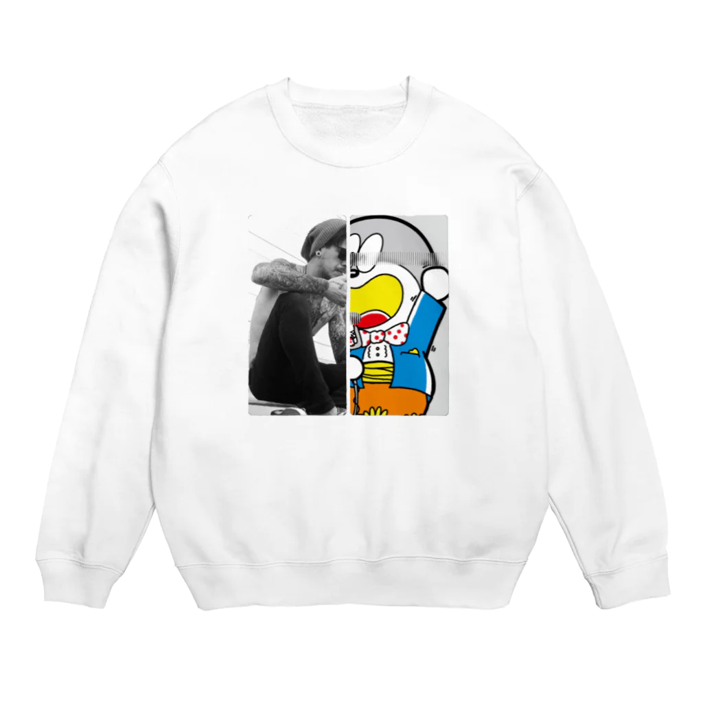 chamaのストリートに根付いた日常 Crew Neck Sweatshirt