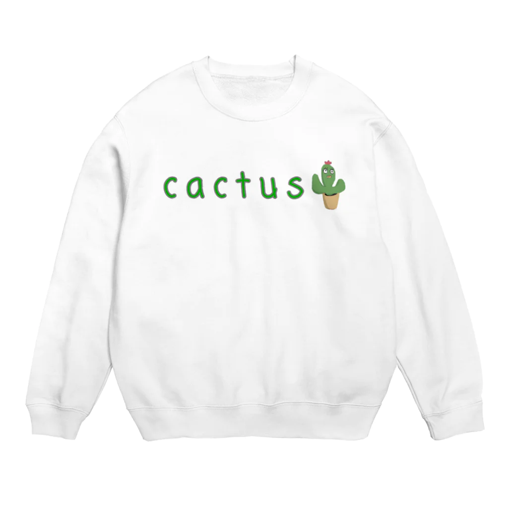 サボテンのcactusくん。のサボテンのcactusくん。スウェット Crew Neck Sweatshirt