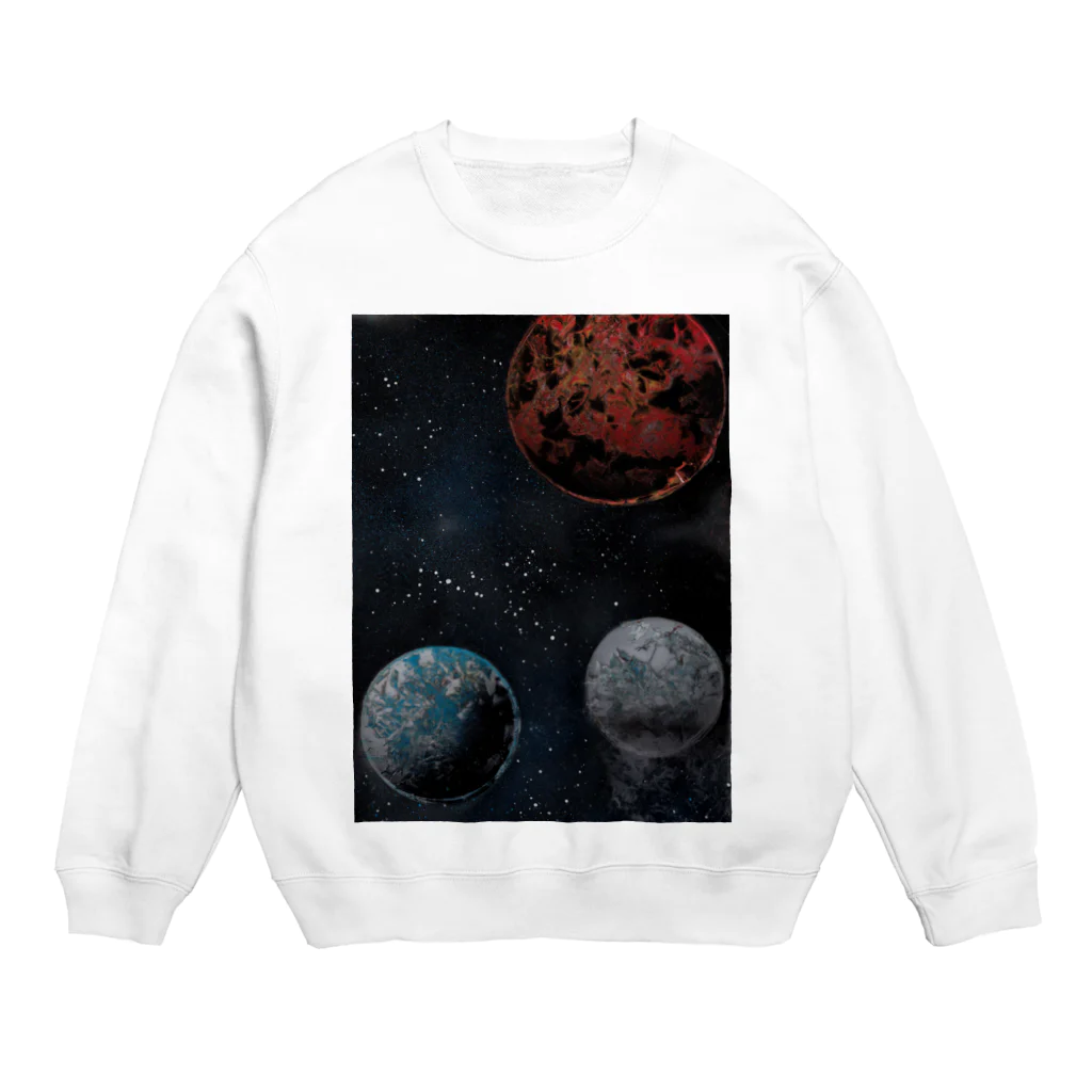 Weyd DesignのSpace Crew Neck Sweatshirt