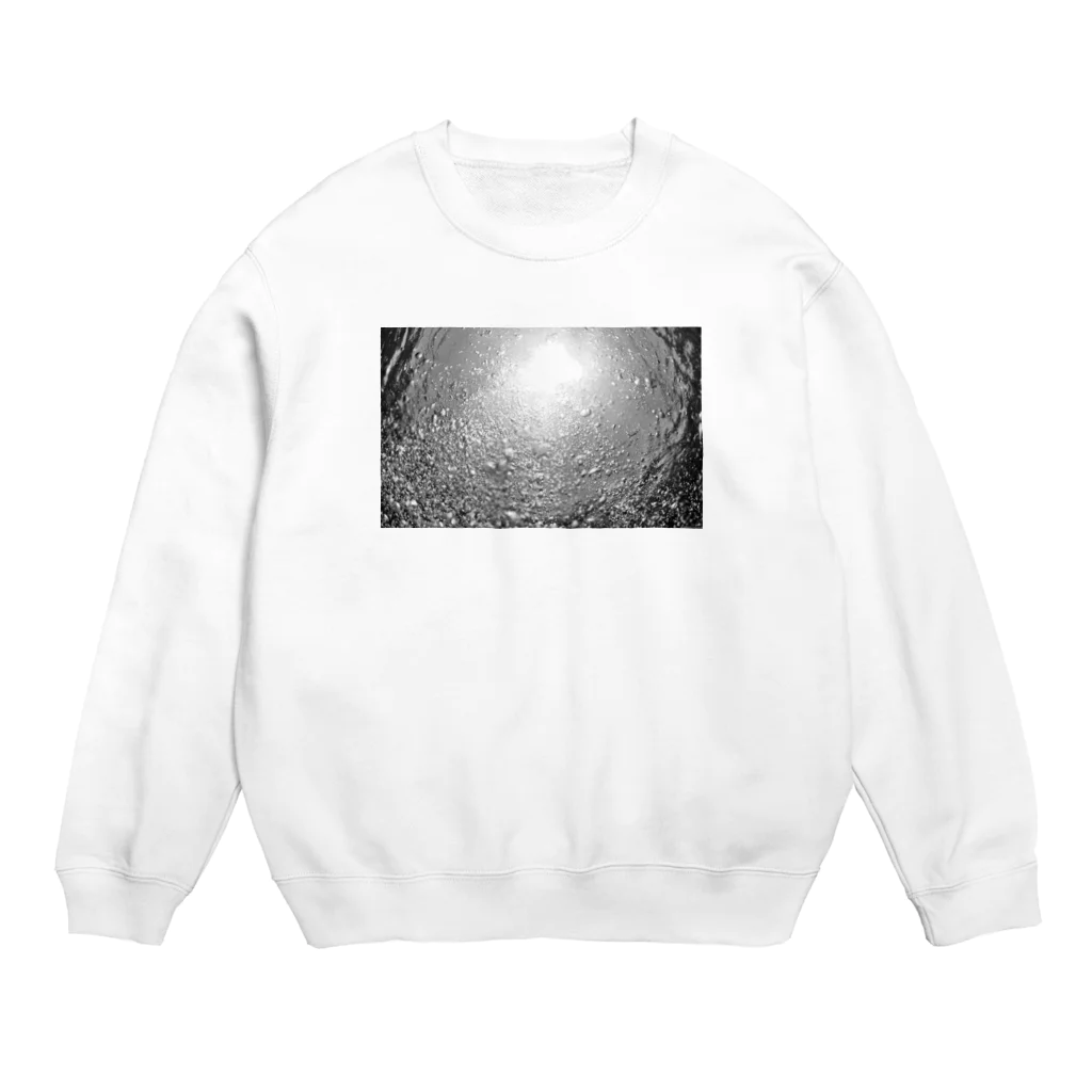 723Akih0の水滴 Crew Neck Sweatshirt