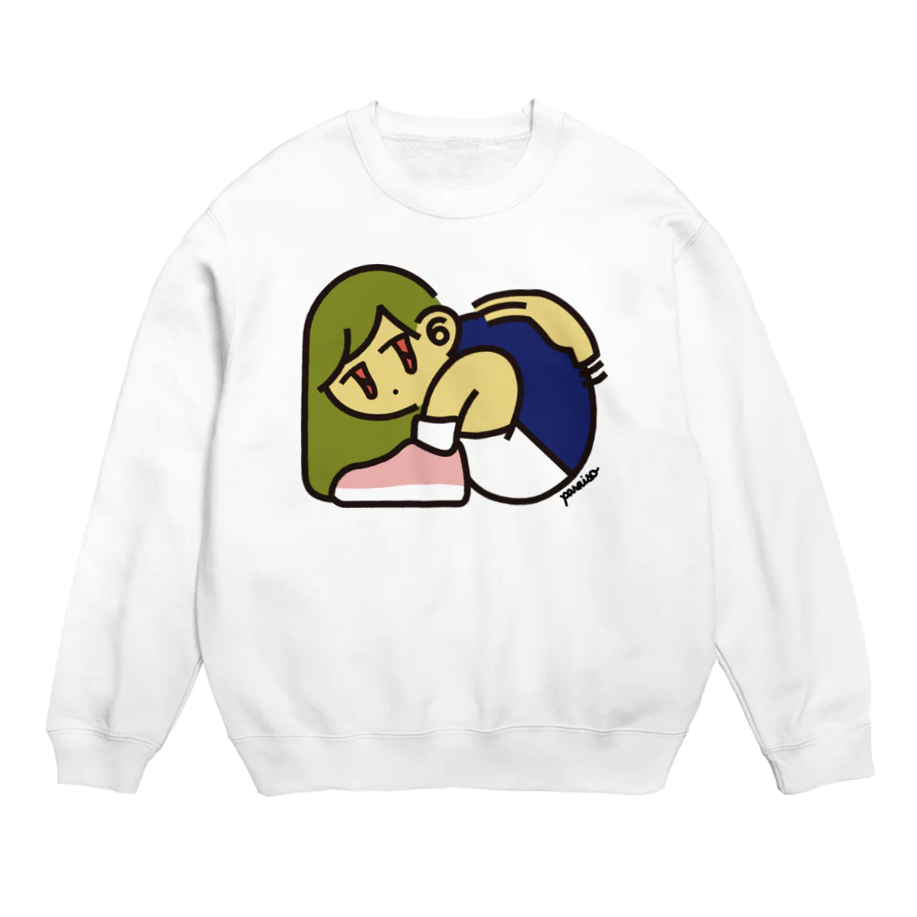 はらいそのスニーカーガール Crew Neck Sweatshirt