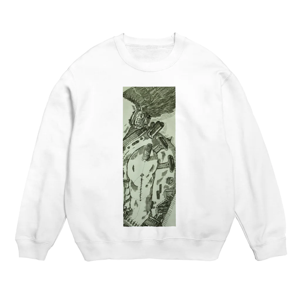 Deku-no-Bouのフランケンシュタイン Crew Neck Sweatshirt