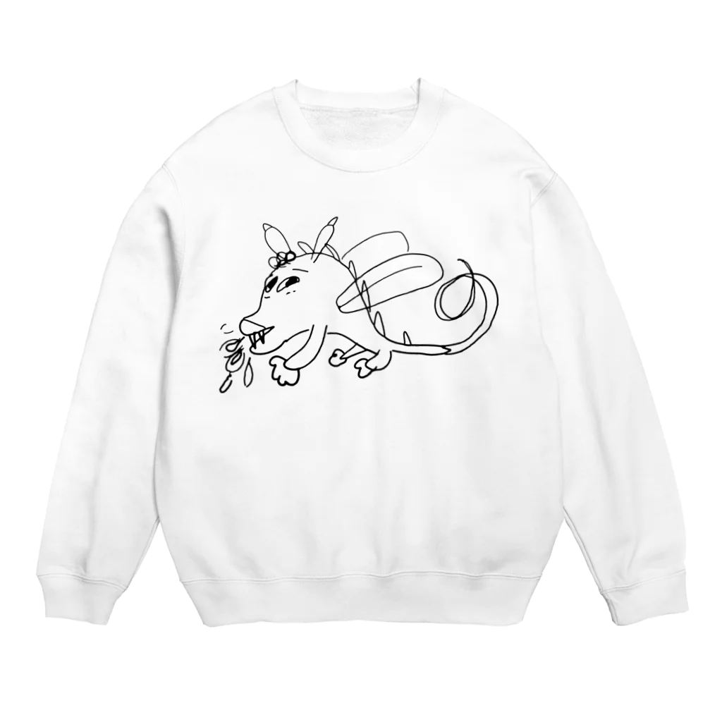 アシスト通信社の画伯シリーズ　竜～DRAGON～ Crew Neck Sweatshirt