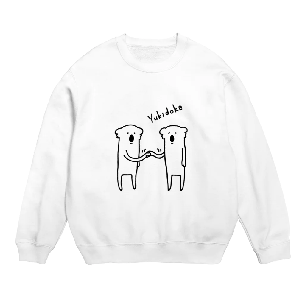 PokuStarの雪解けのコアラ Crew Neck Sweatshirt