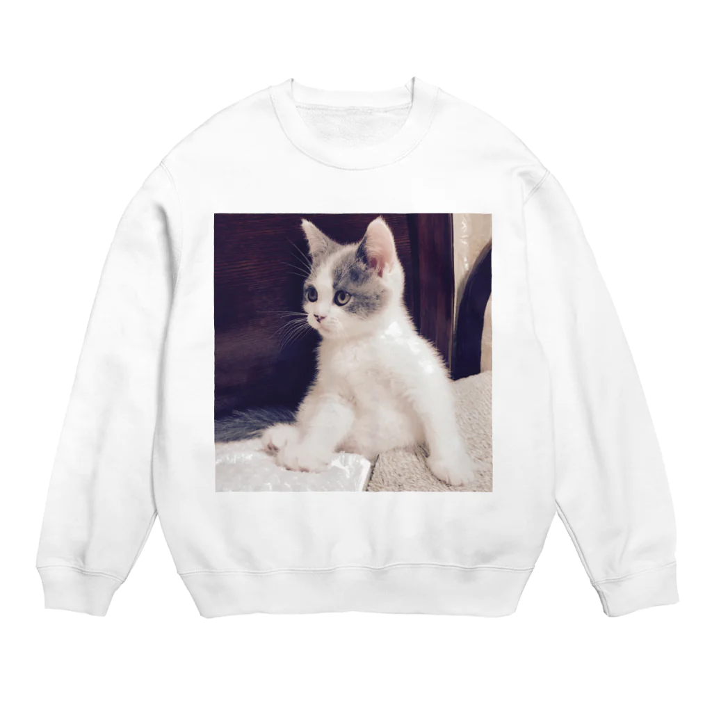 cat.kotetsuの貫禄あり Crew Neck Sweatshirt