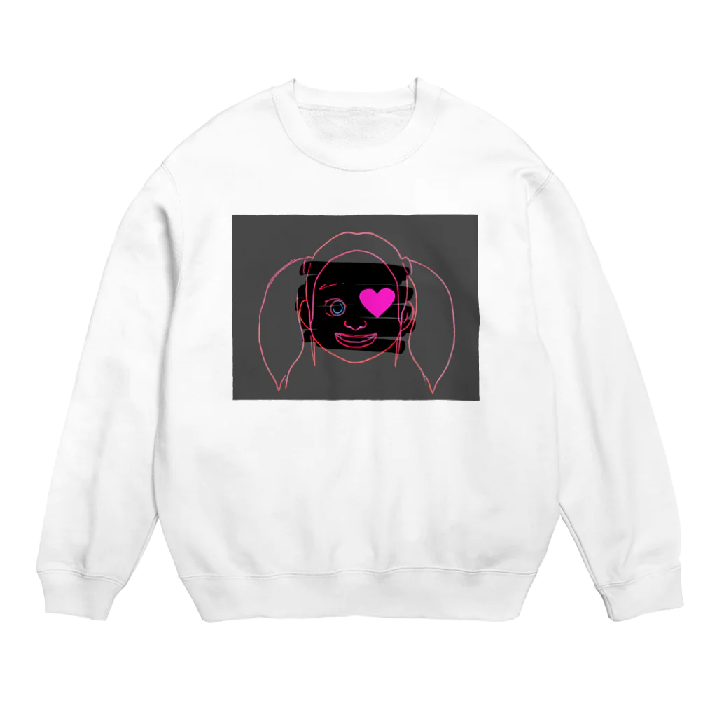 y_mvuの少女Ａ Crew Neck Sweatshirt