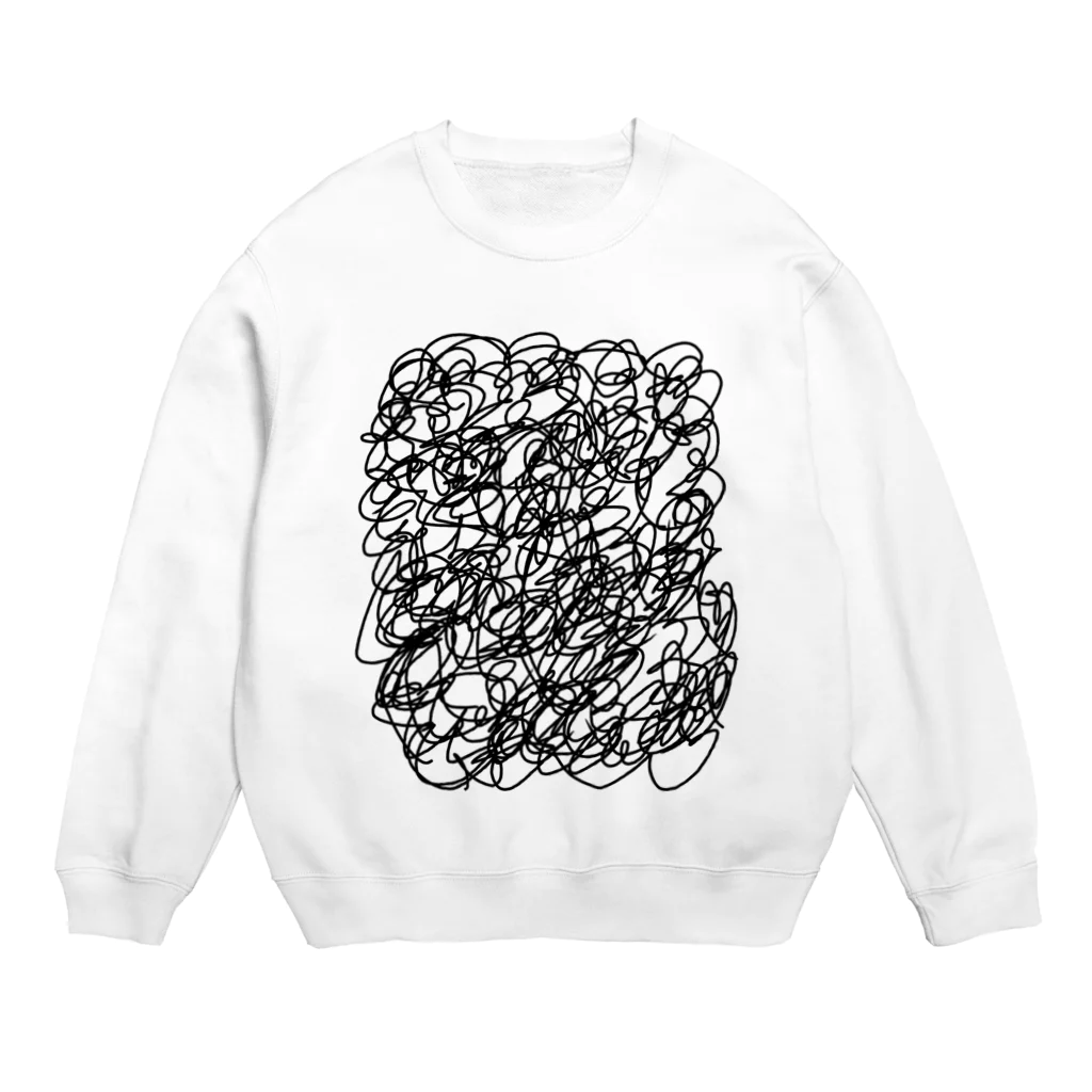 タマの胸毛 Crew Neck Sweatshirt