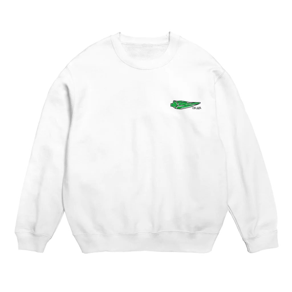 小日向おくらのへなちょこおくら Crew Neck Sweatshirt