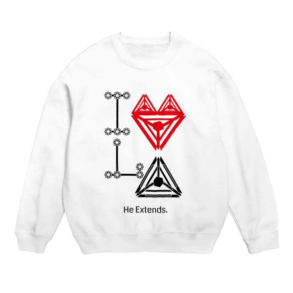 type28のI Love LinkAmp Crew Neck Sweatshirt