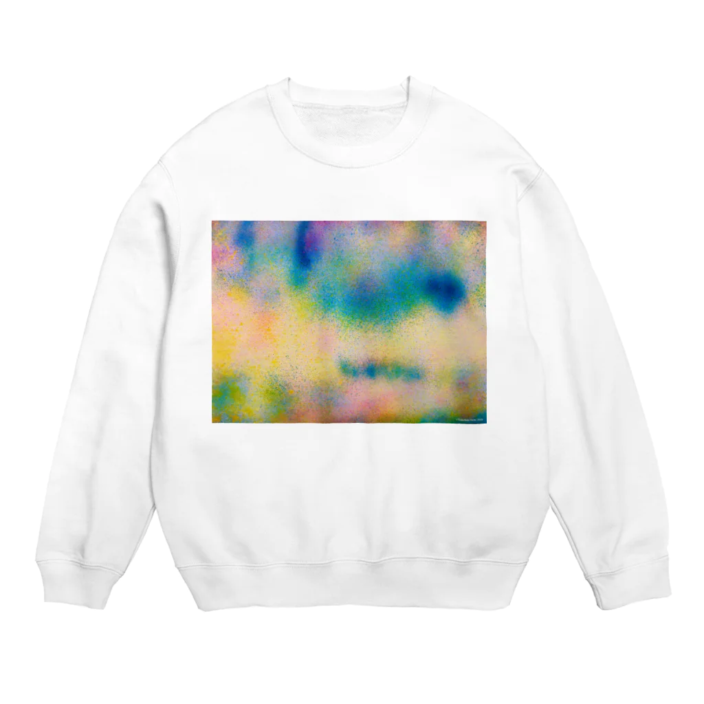 オチタケヒト takehito ochi きゃったろうのIndoor landscape Crew Neck Sweatshirt