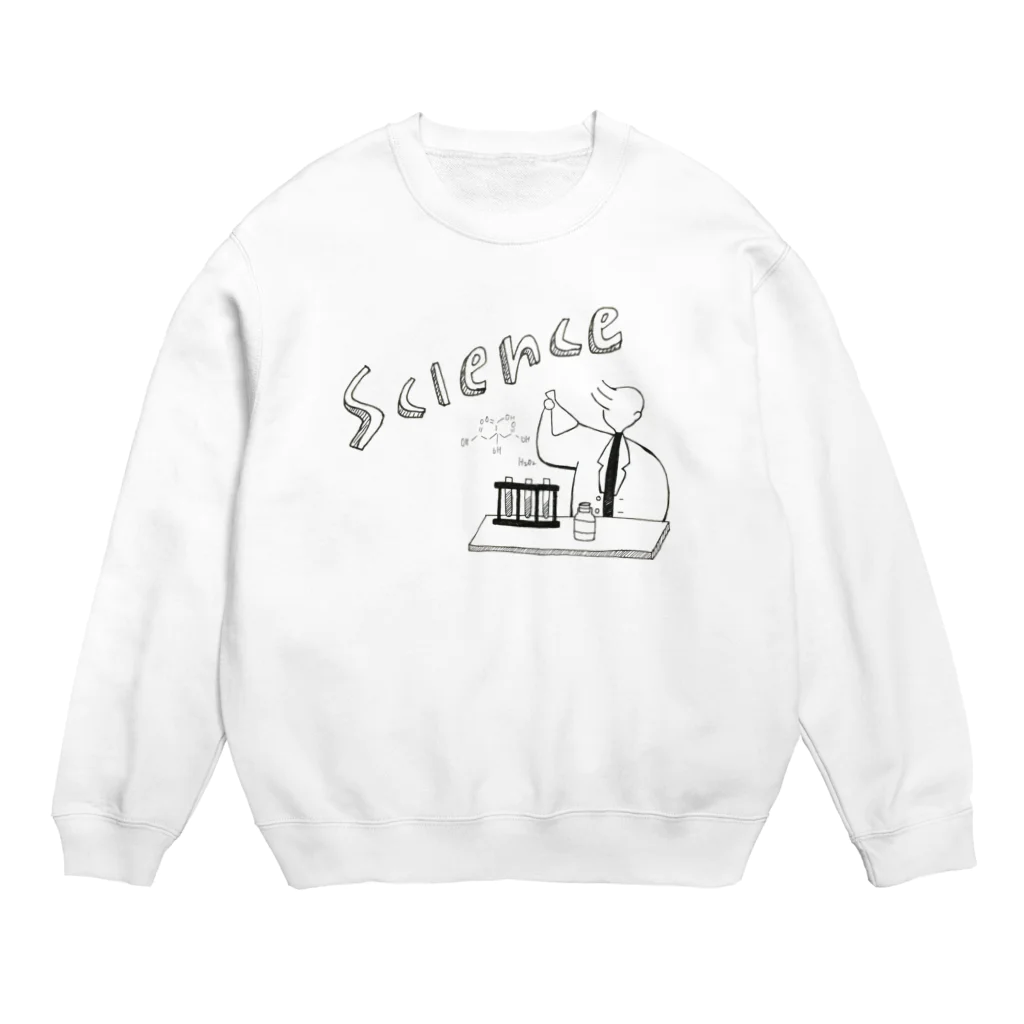 rinaの授業風景　理科 Crew Neck Sweatshirt