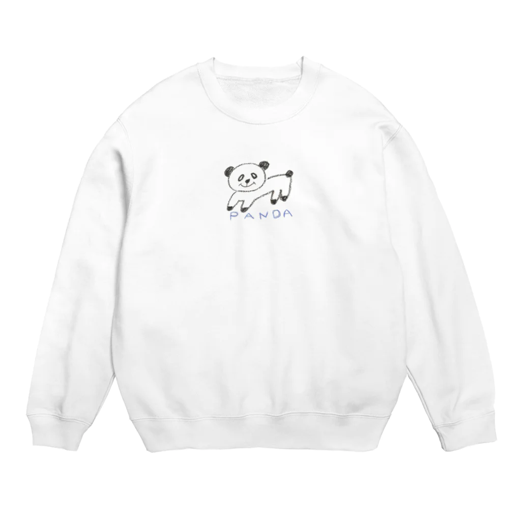 *Yoppy*のうきうきパンダさん Crew Neck Sweatshirt