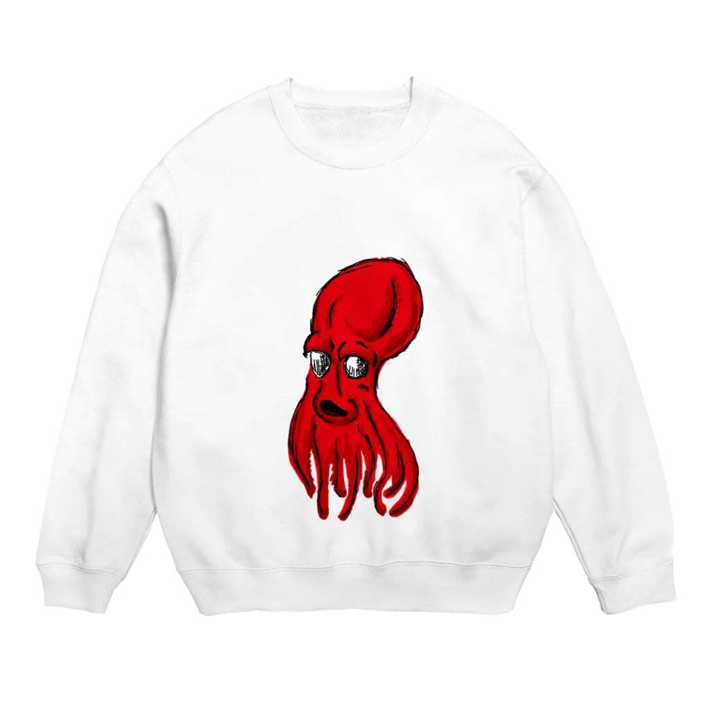 愚贅のTAKO Crew Neck Sweatshirt