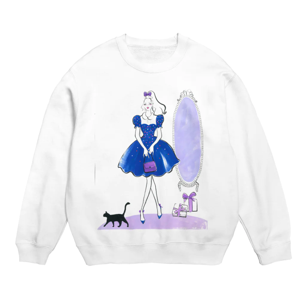 Jojo Yan | A Fashion Illustratorの次のデートはかわいめに～ Crew Neck Sweatshirt