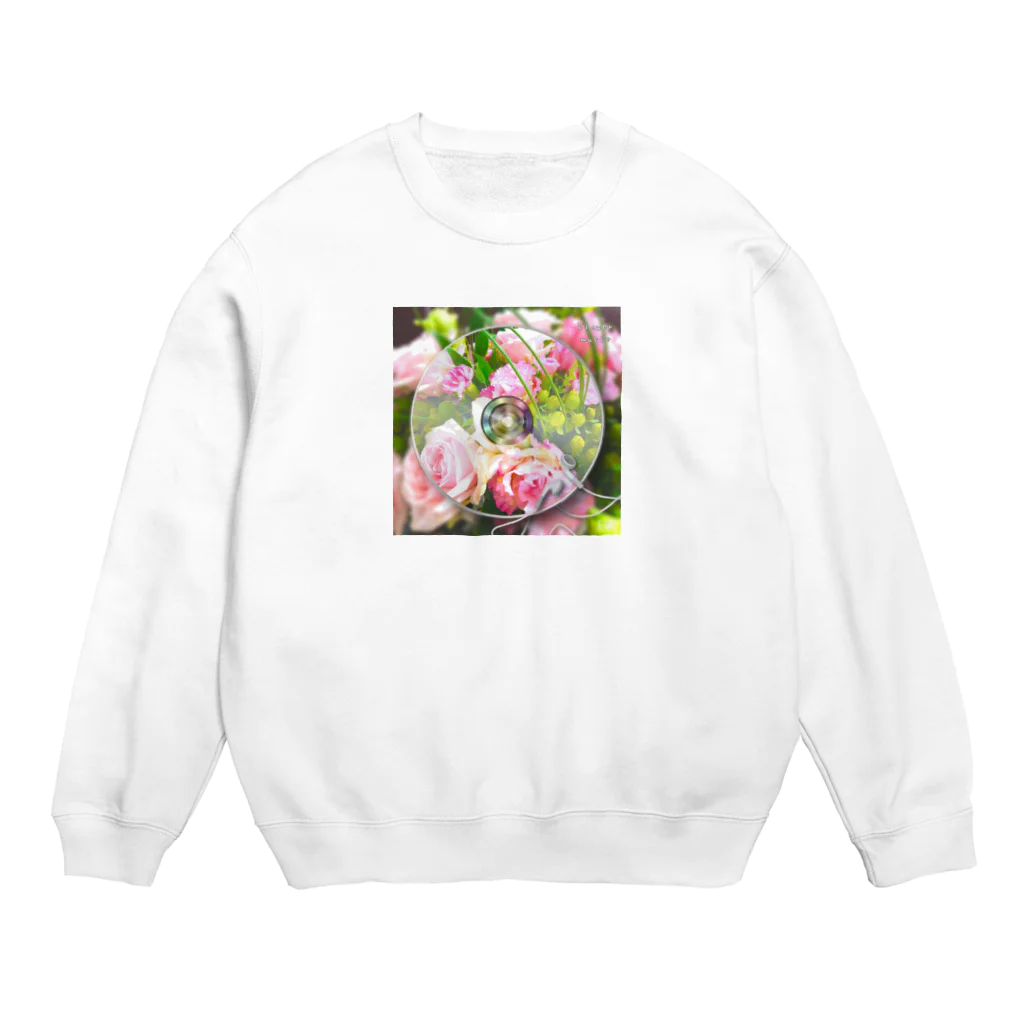 Spiritual_LeeのFlower music 🎶  Crew Neck Sweatshirt