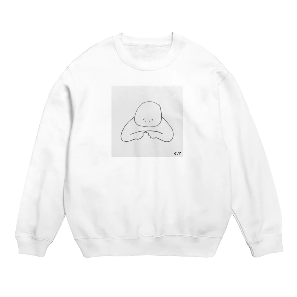 Take it easy. ゆるゆるの素直になれない Crew Neck Sweatshirt